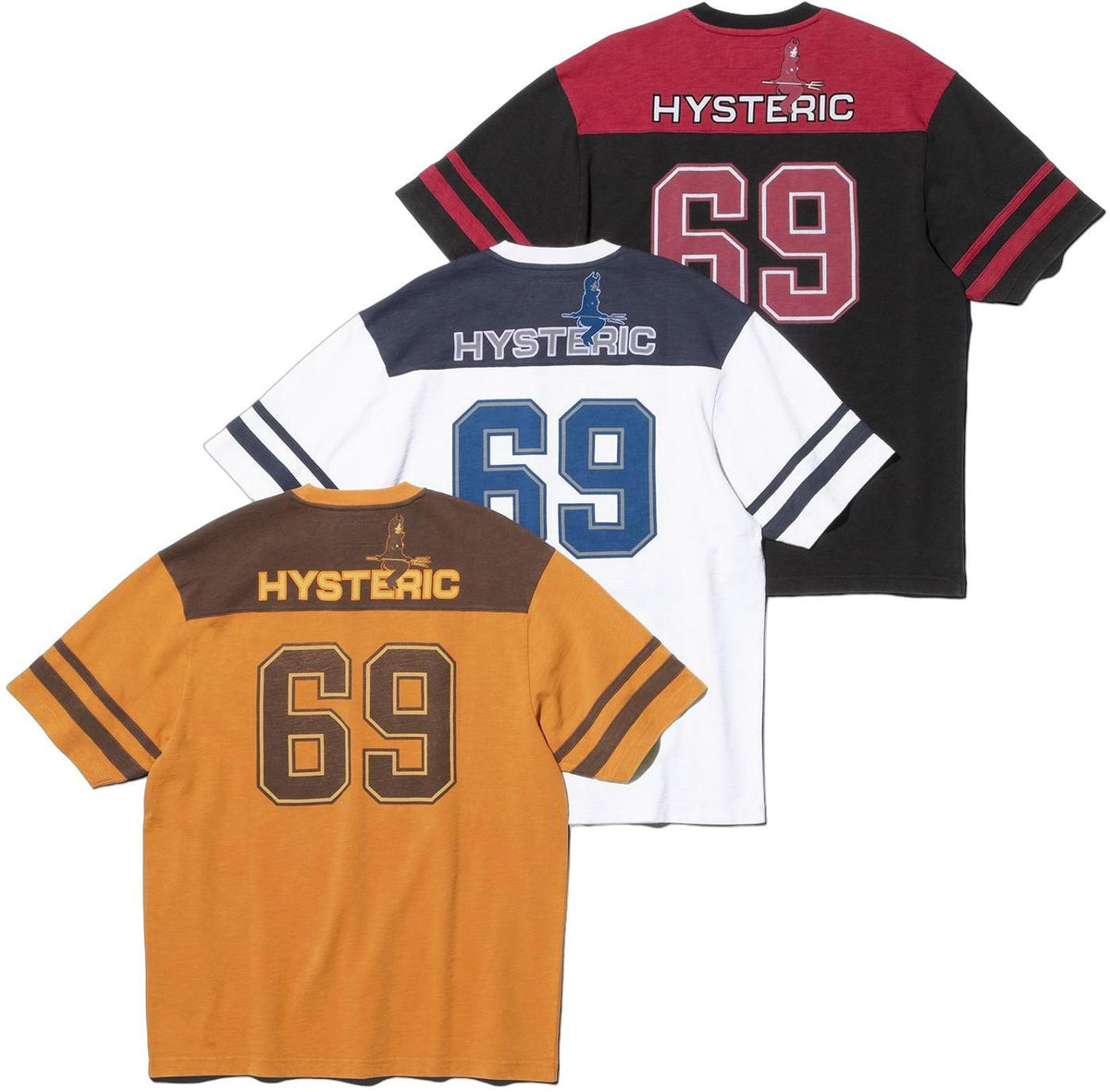 【最安値※S】HYSTERIC GLAMOUR 69 Football Top SUPREME®/HYSTERIC GLAMOUR 69 FOOTBALL TOP JERSEY White FW24 Men's