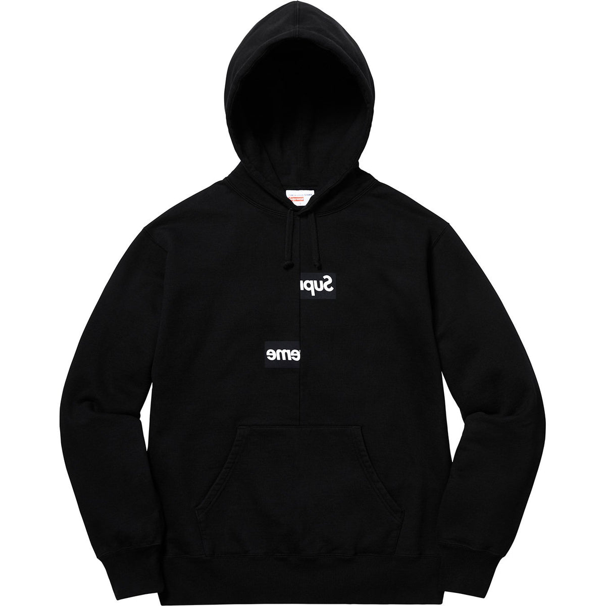 Supreme Comme des Garcons SHIRT Split Box Logo Hooded Sweatshirt BASEMENT HK