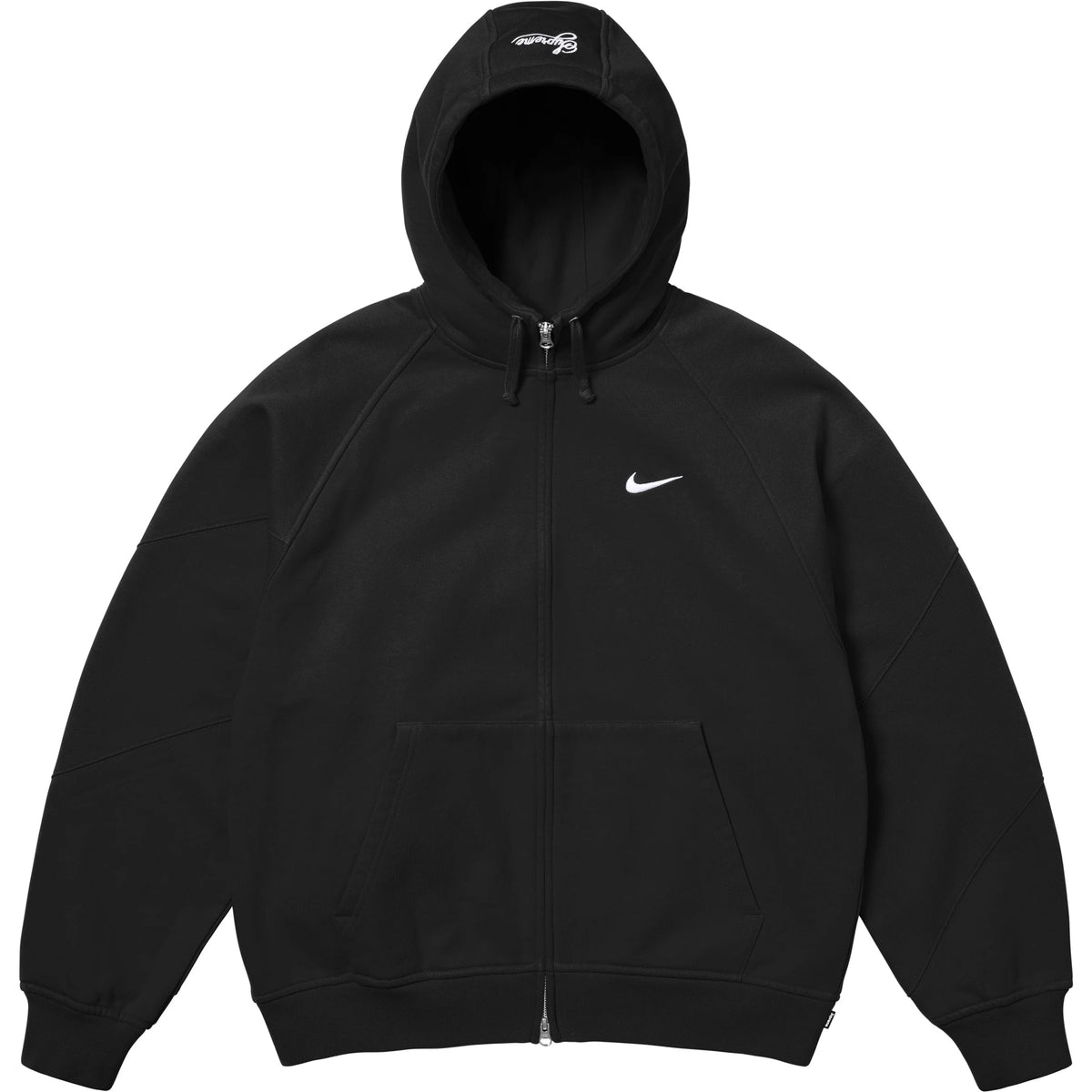 Supreme® Nike® Zip Up Hooded Sweatshirt Black – BASEMENT_HK