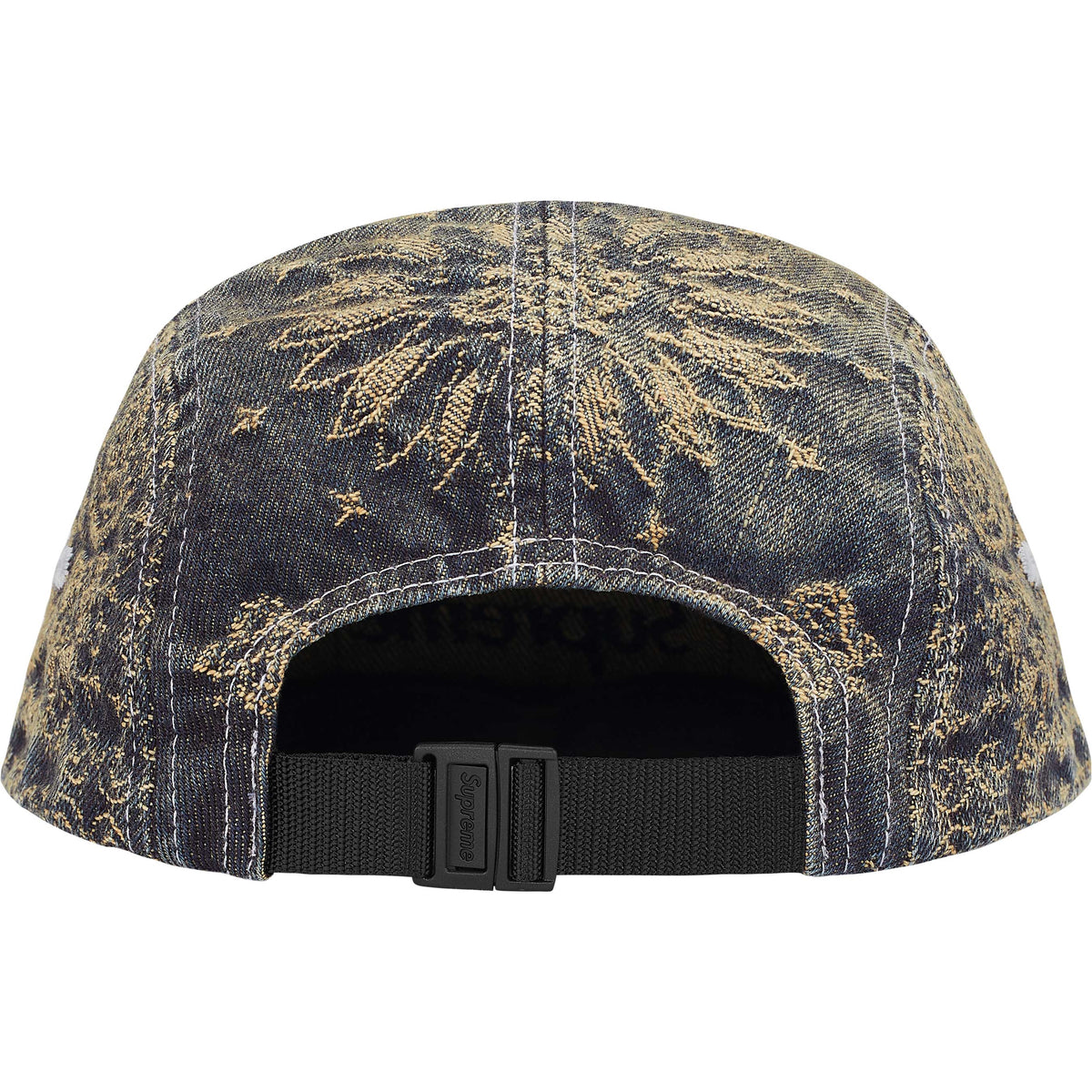 Supreme Bandana Jacquard Denim Camp Cap Indigo – BASEMENT_HK