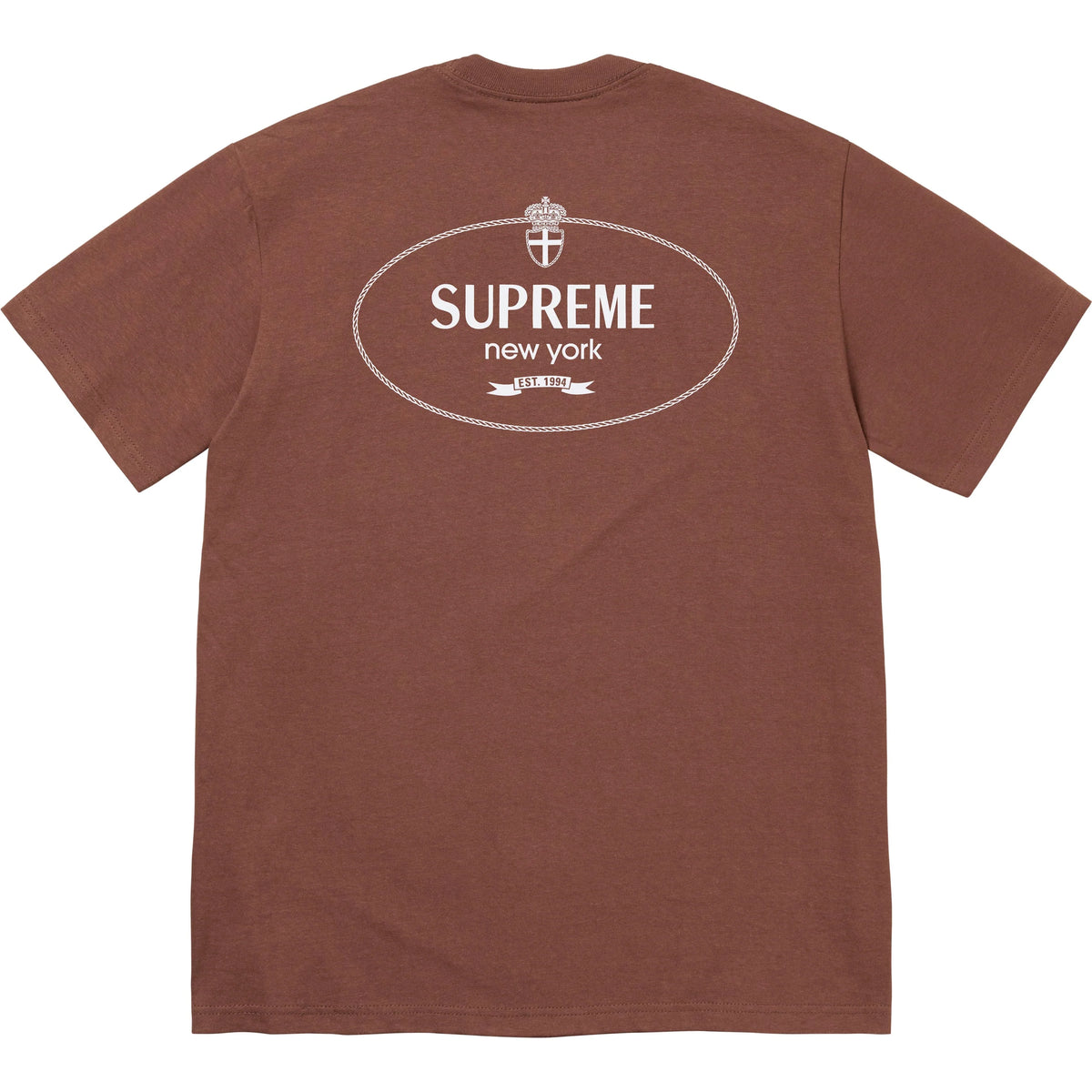 Tシャツ・カットソー Supreme Crest T-Shirt Brown crest-tee-brown-9_1200x1200.
