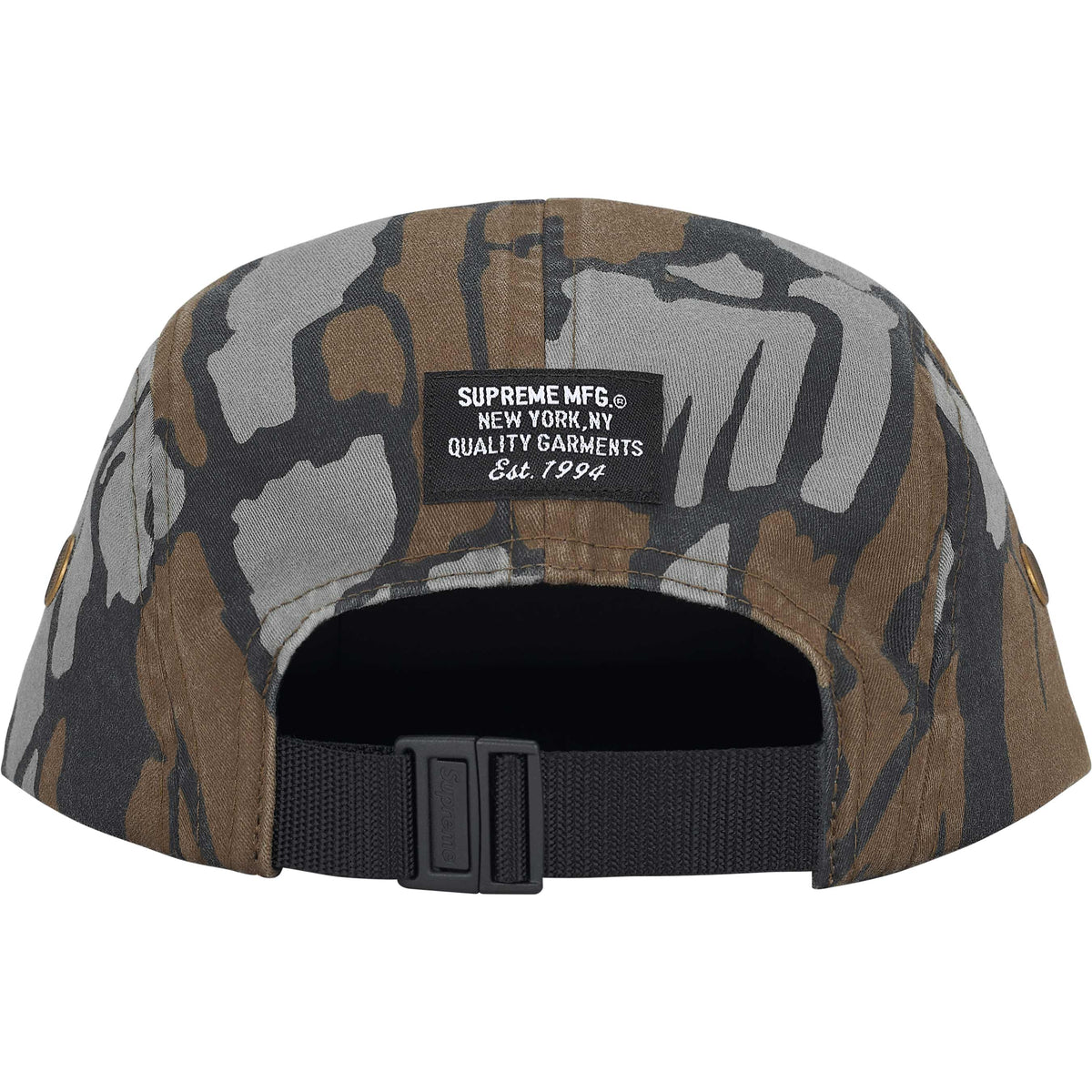 初期 supreme 90s trebark camo camp cap　激レア Supreme SS25 Military Camp Cap Mossy Oak® Trebark® Camo – BASEMENT_HK