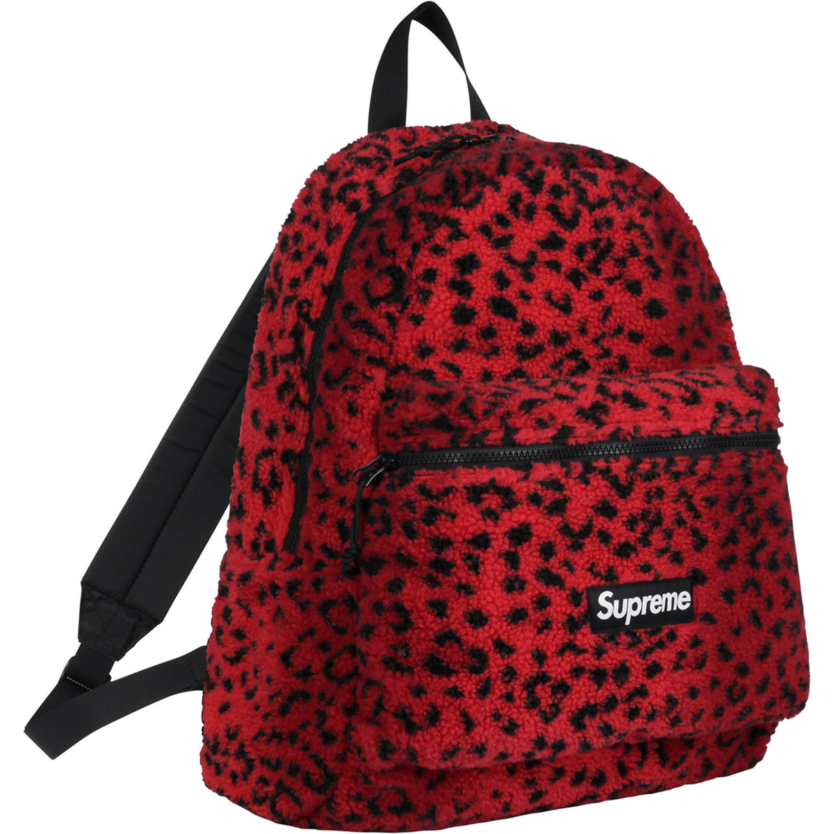 Supreme Leopard Fleece Backpack Red – BASEMENT_HK