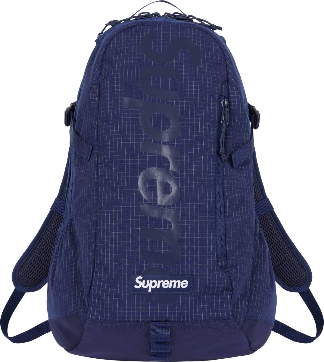 Supreme ネイビー バックパック　ヴィンテージ made in USA Supreme SS24 Backpack Navy – BASEMENT_HK