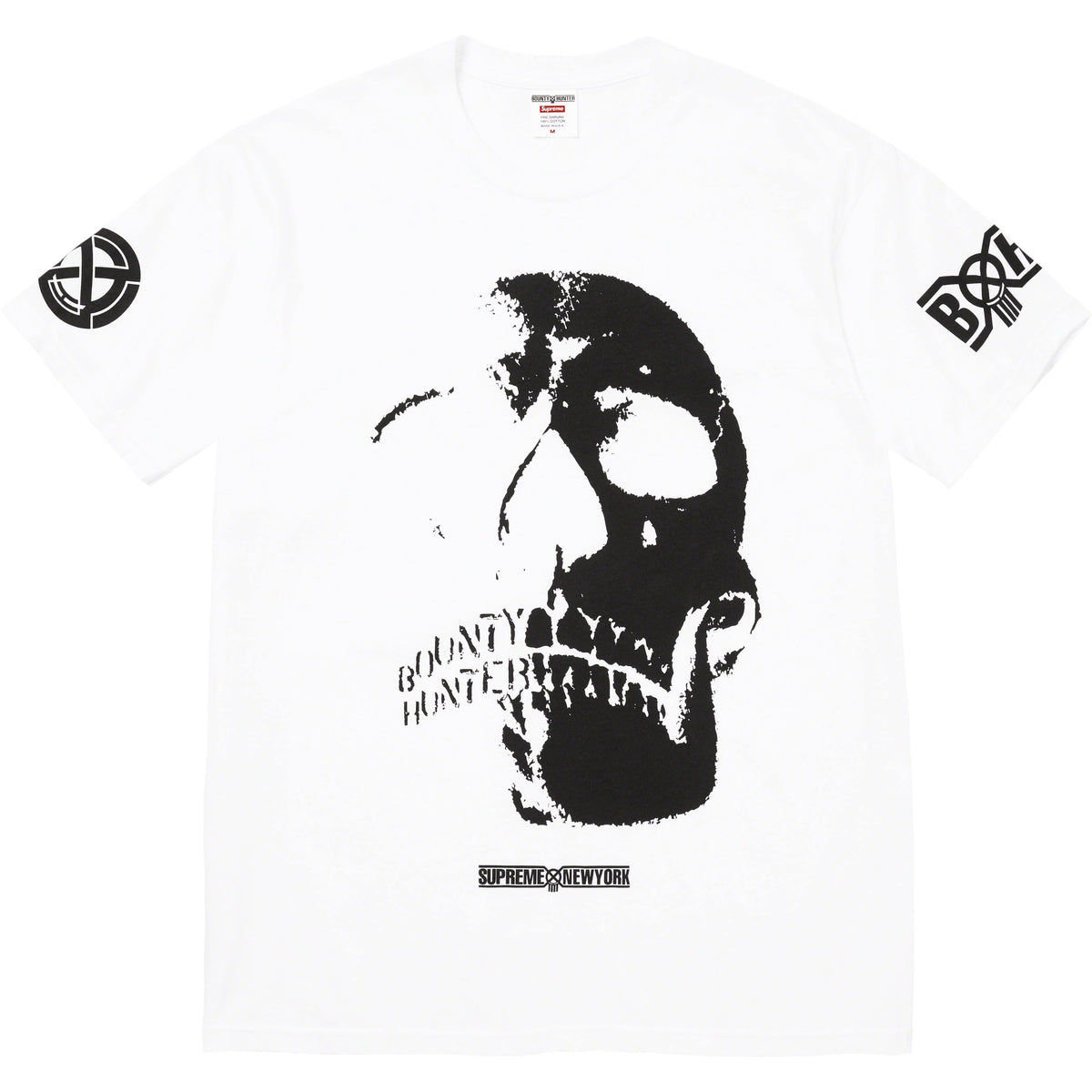 Supreme Bounty Hunter Skulls Tee White