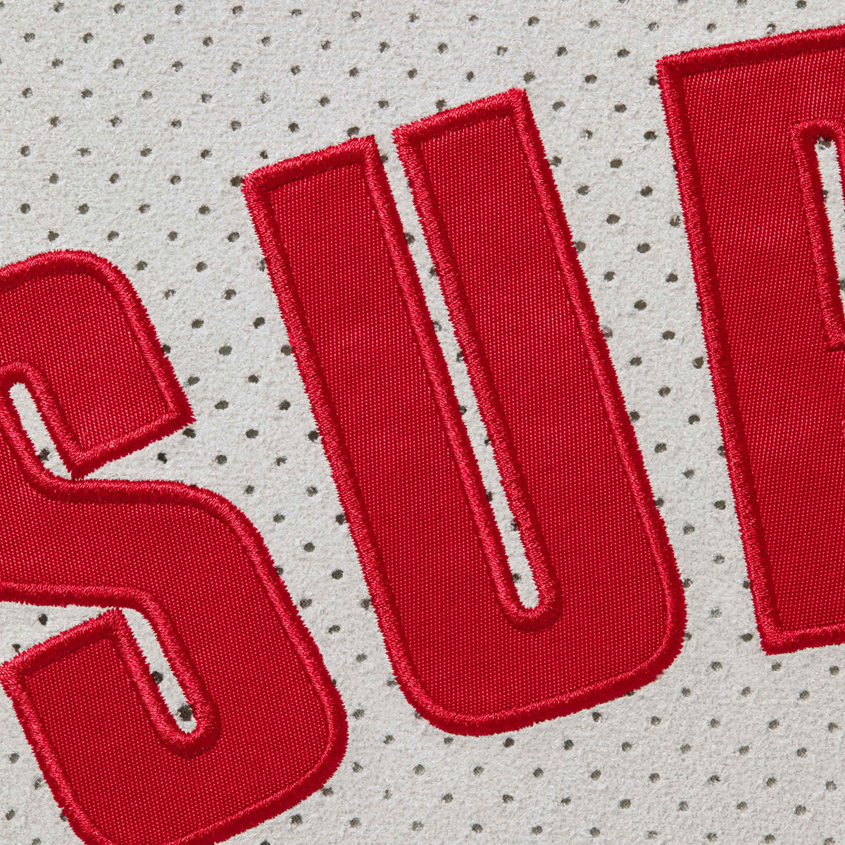 Supreme Ultrasuede Mesh Baseball Jersey Grey – BASEMENT_HK