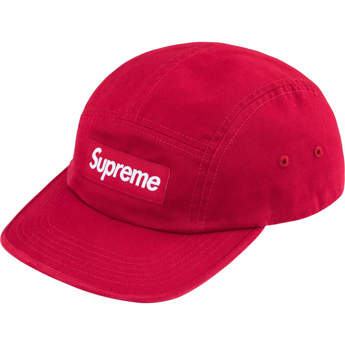 Supreme SS25 Washed Chino Twill Camp Cap Red – BASEMENT_HK