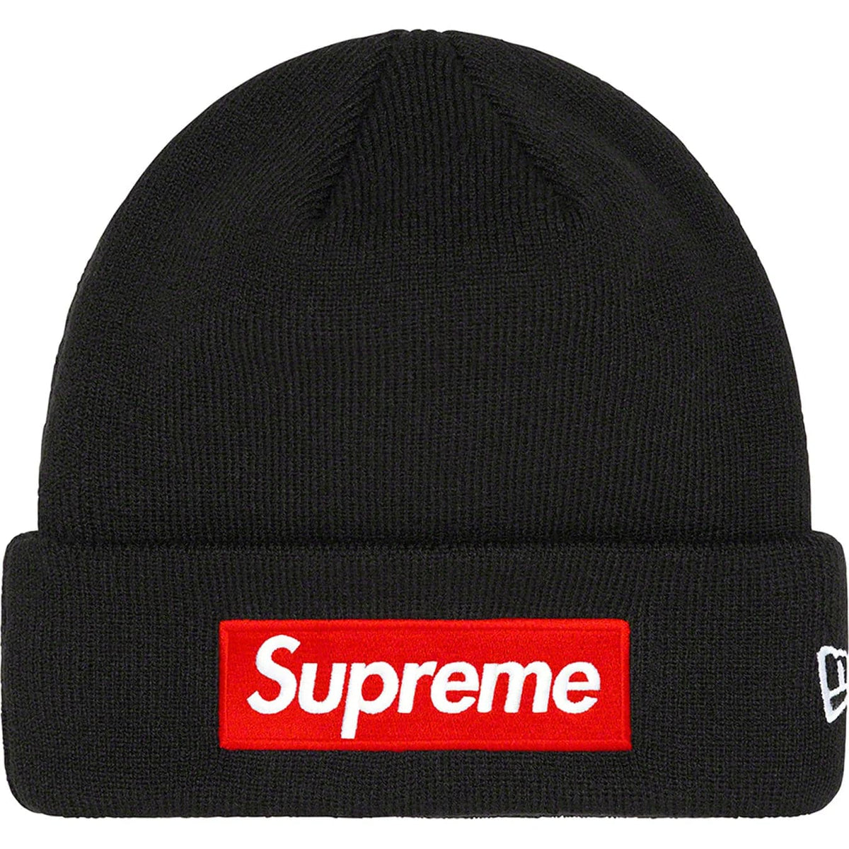 極美品・送込】Supreme NewEra Box Logo Beanie 黒-