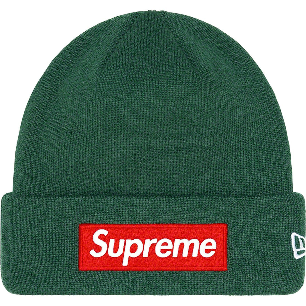 Supreme New Era Box Logo Beanie Dark Pine – BASEMENT_HK