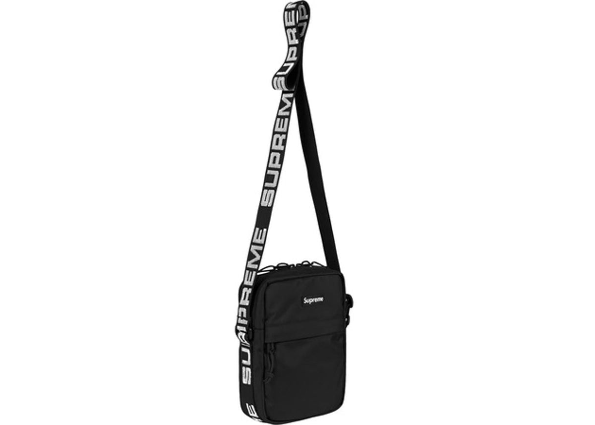 Supreme shoulder cheap bag black ss18