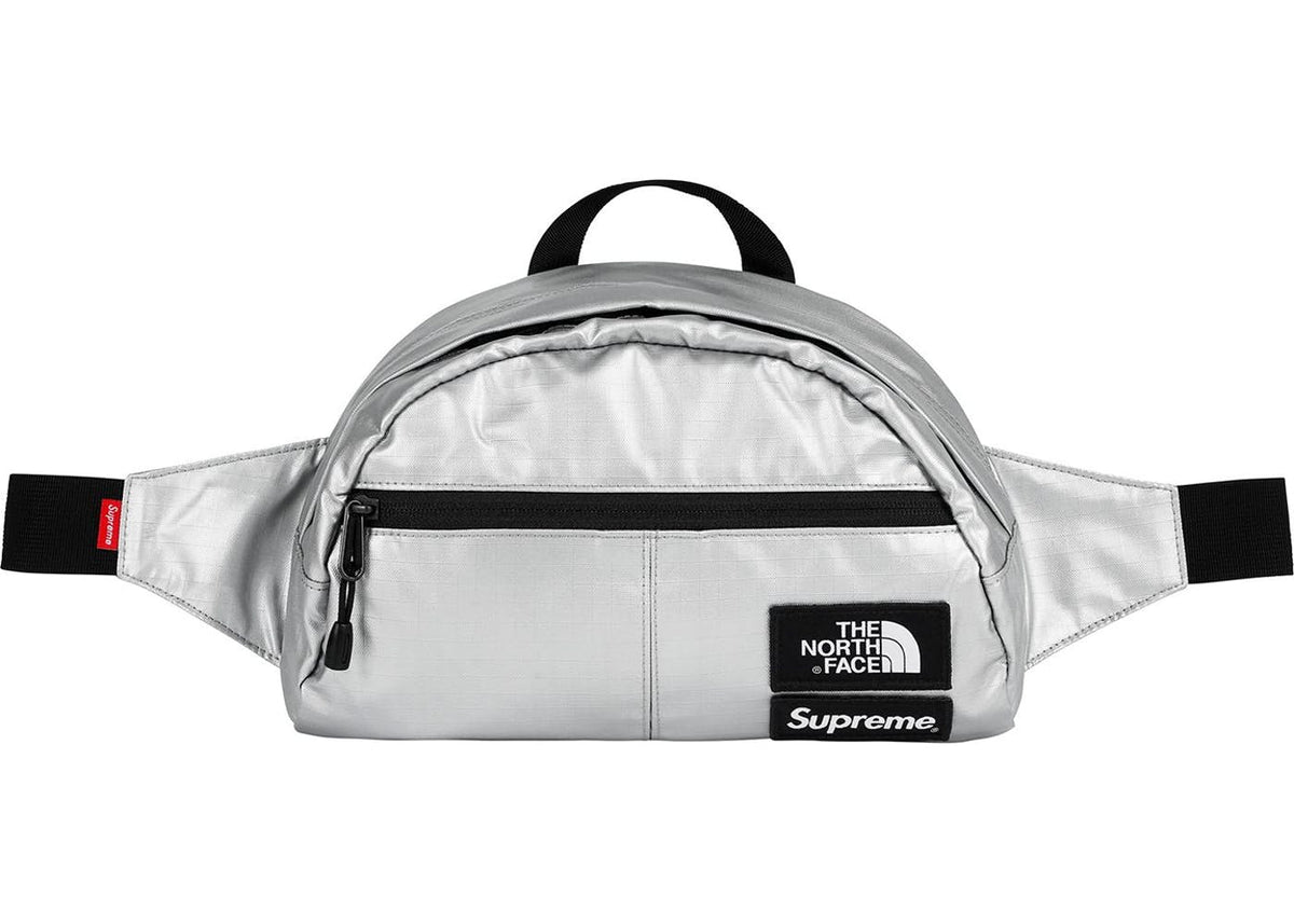 Supreme The North Face Metallic Roo II Lumbar Pack Silver BASEMENT HK