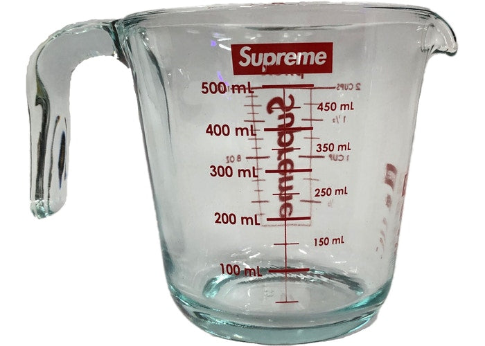 Pyrex Prepware 2-Cup Measuring Cup, Red Graphics Clear (Pack of 2), with  Supreme Box Safe Packaging