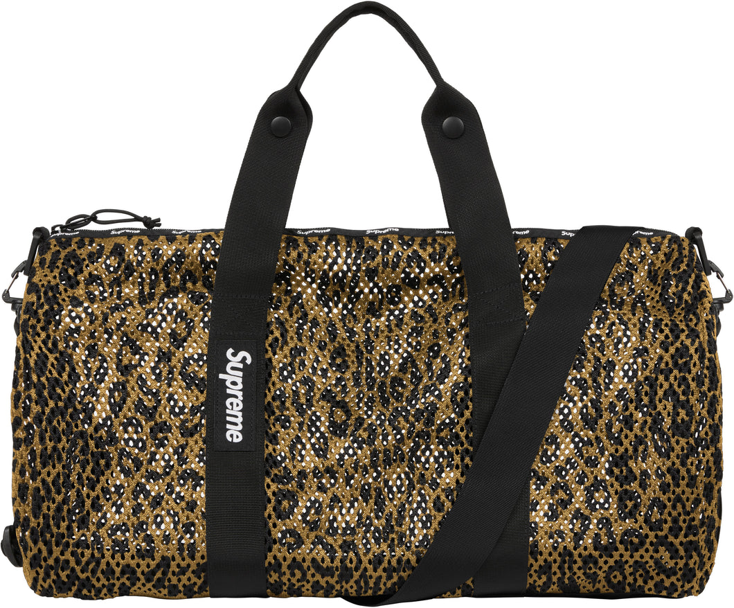 Supreme Mesh Duffle Bag Leopard – BASEMENT_HK