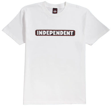 Independent Bar Logo Baby Tee White