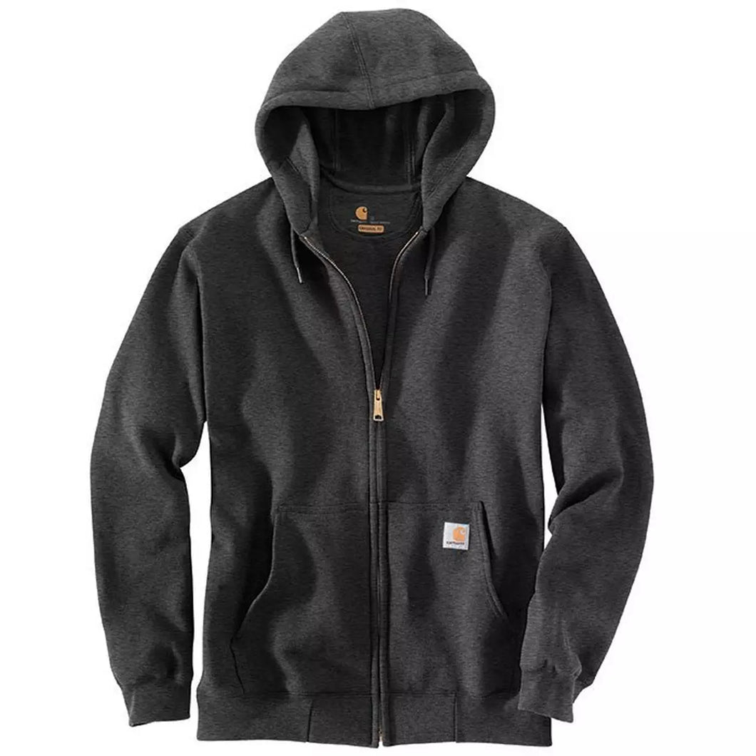 Carhartt Loose Fit Full Zip Sweatshirt Charcoal