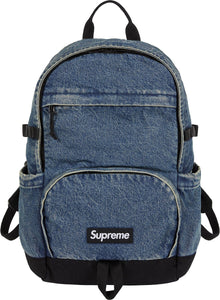 Supreme FW25 Denim Backpack Washed Indigo
