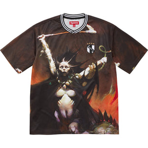 Supreme Frank Frazetta Soccer Jersey Woman With Scythe