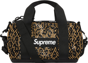 Supreme Mesh Mini Duffle Bag Leopard