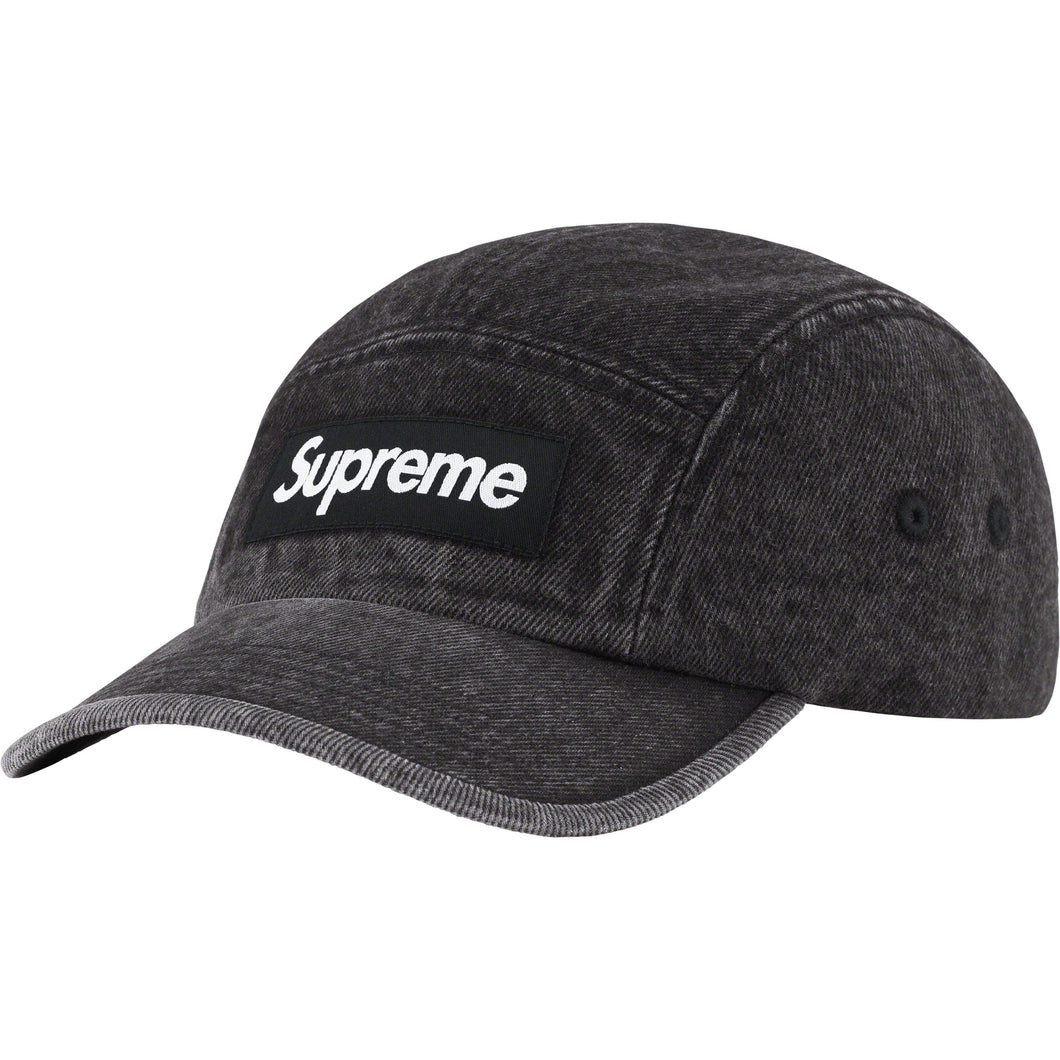 Supreme Denim Camp Cap Black