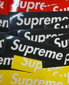 Supreme Half Size Box Logo Sticker
