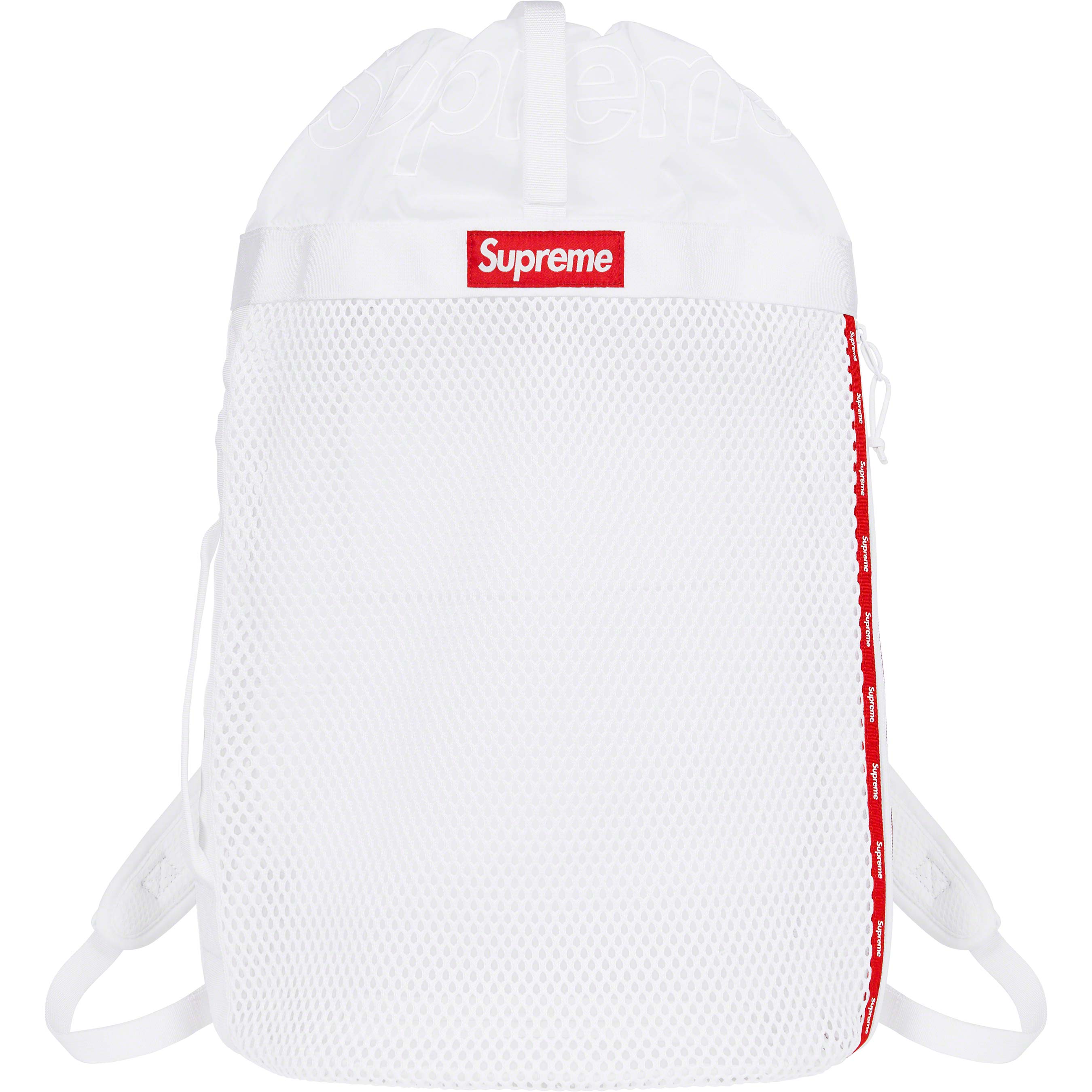 Supreme 2023SS Mesh Small Backpack ホワイト Supreme Mesh Small Backpack 10L 23SS 4colors Black White