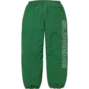 Supreme Spellout Embroidered Track Pant Green