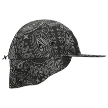 Supreme Reflective Bandana Sunshield Camp Cap Black