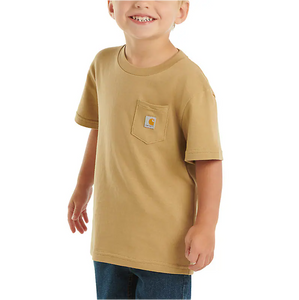 Carhartt Kids S/S Pocket Tee Dog Dark Khaki