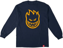 Spitfire Bighead Long Sleeve Tee Navy Yellow