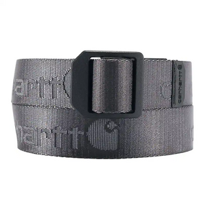 Carhartt Nylon Webbing Ladder Lock Belt Gravel
