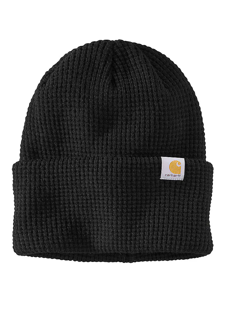 Carhartt Knit Waffle Beanie Black