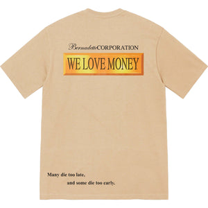 Supreme/Bernadette Corporation Money Tee Khaki