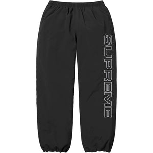 Supreme Spellout Embroidered Track Pant Black