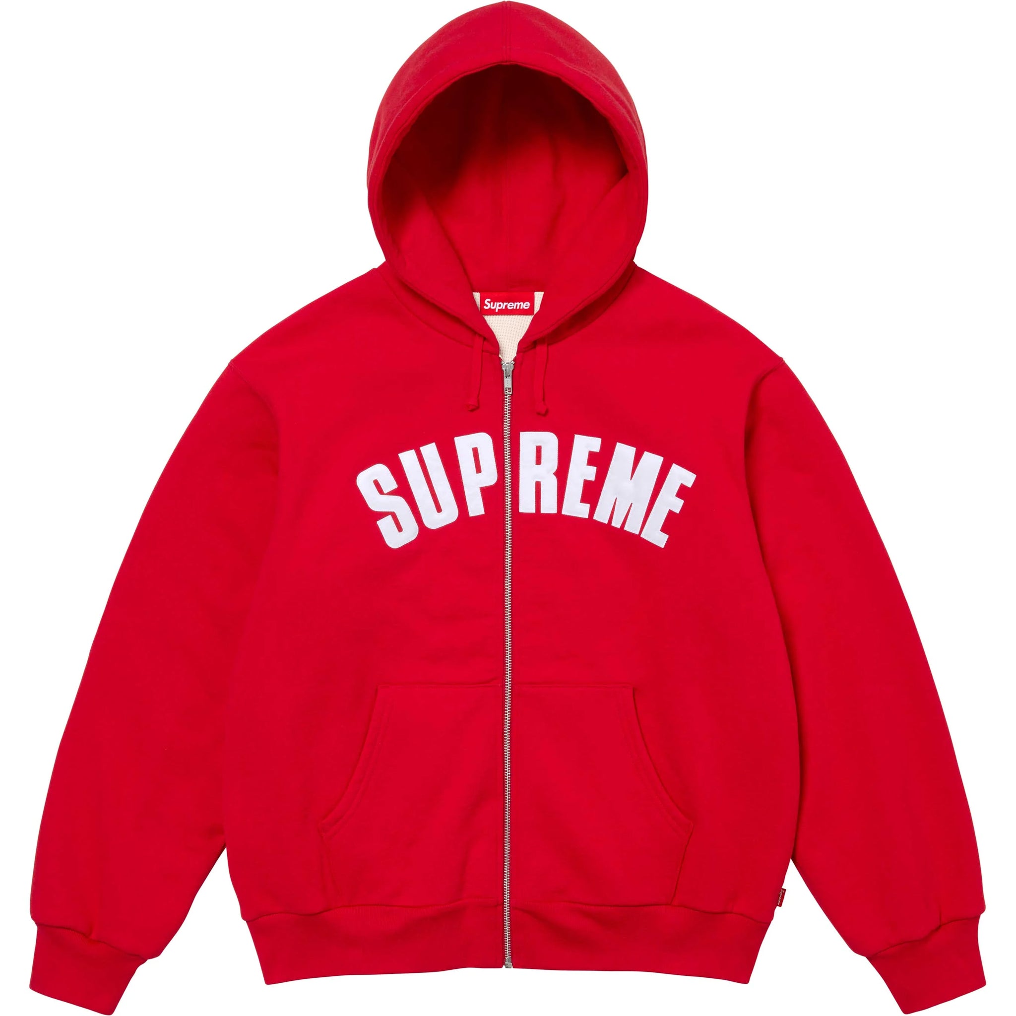 Supreme Arc Thermal Lined Zip Up Hooded Sweatshirt Red – BASEMENT_HK Supreme Arc Thermal Lined Zip Up Hooded Sweatshirt Red – BASEMENT_HK