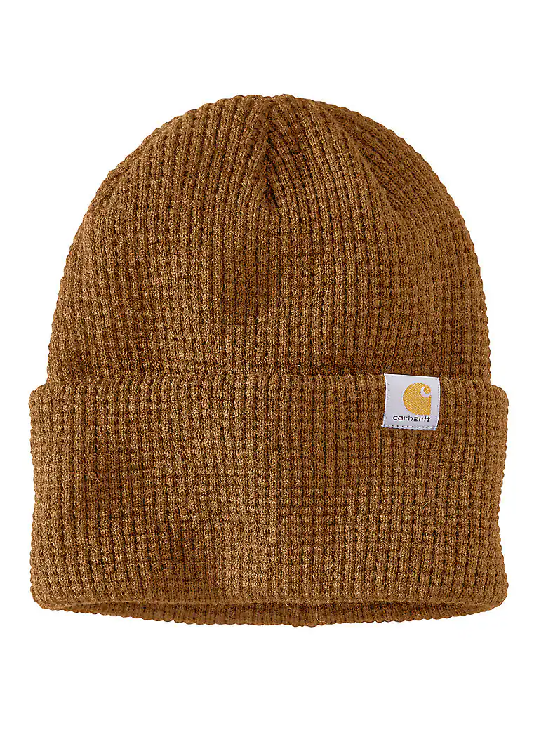 Carhartt Knit Waffle Beanie Carhartt Brown