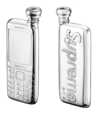 Supreme Burner Phone Pewter Flask