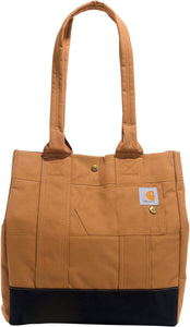Carhartt Verticial Snap Tote Bag Carhartt Brown