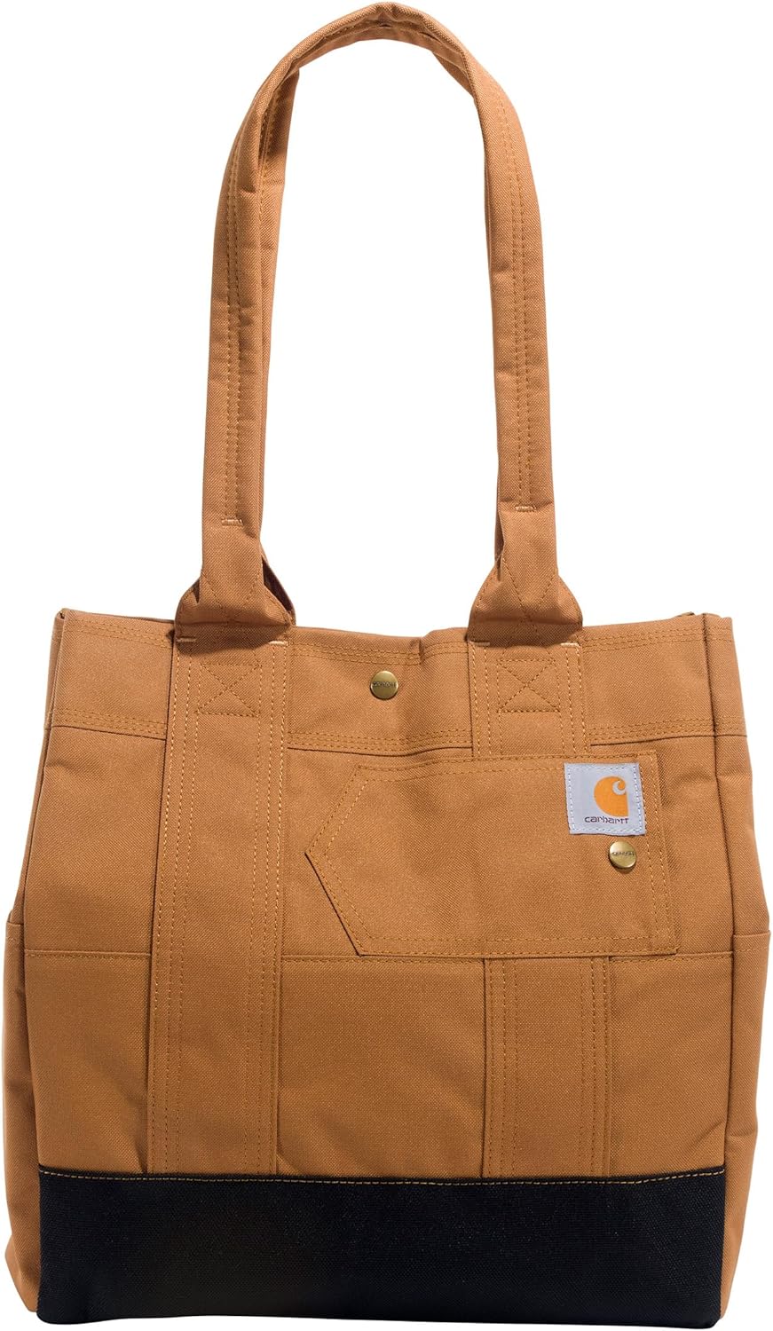Carhartt Verticial Snap Tote Bag Carhartt Brown