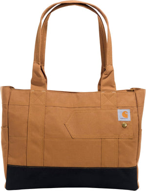 Carhartt Horizontal Zip Tote Bag Carhartt Brown