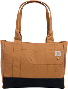 Carhartt Horizontal Zip Tote Bag Carhartt Brown