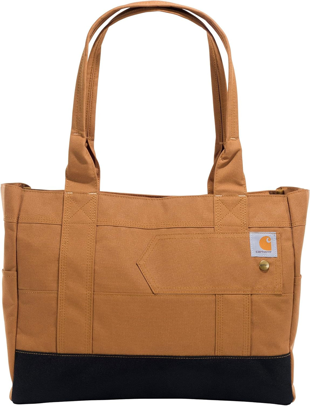 Carhartt Horizontal Zip Tote Bag Carhartt Brown