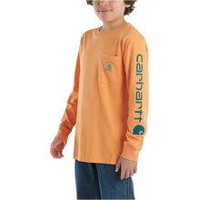 Carhartt Kids Long Sleeve Pocket Tee Orange