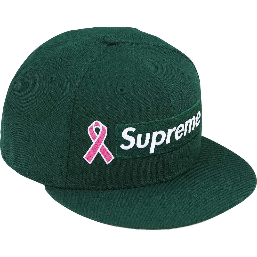 Supreme New Era Breast Cancer Awareness Box Logo Cap Green