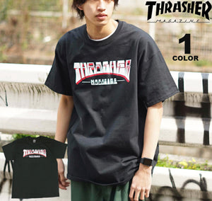 Thrasher Firme Logo S/S T Shirt Black