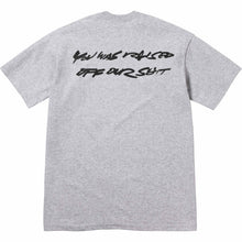 Supreme Futura Box Logo Tee Grey