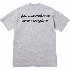 Supreme Futura Box Logo Tee Grey