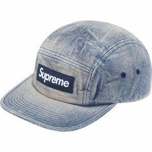 Supreme Washed Chino Twill Camp Cap Dirty Indigo