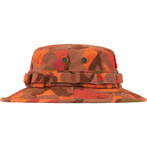 Supreme Washed Canvas Boonie Orange Camo