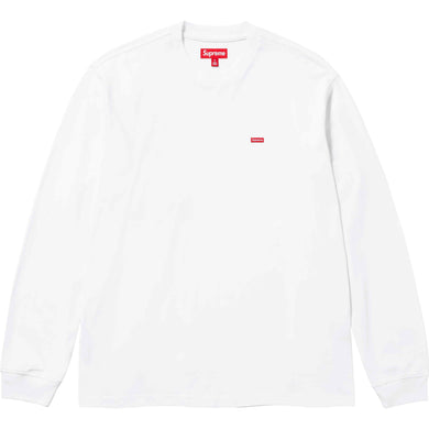 Supreme SS24 Small Box Logo L/S Tee White
