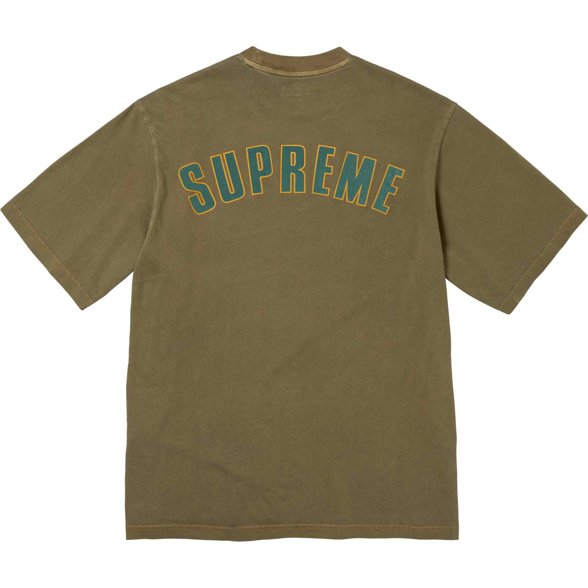 Supreme Cracked Arc S/S Top Olive – BASEMENT_HK